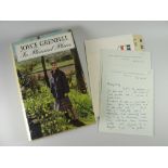 A parcel of letters handwritten by author Joyce Grenfell & a volume of 'In Pleasant Places'