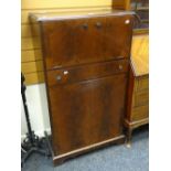 A polished vintage cocktail cabinet Condition reports provided on request by email for this