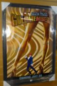 Austin Powers in Goldmember cinema poster, signed by the cast including Michael Caine, Beyonce, Seth
