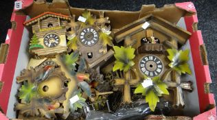 Collection of cuckoo clocks & parts Condition reports provided on request by email for this