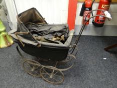 A turn of the century infant's pram Condition reports provided on request by email for this