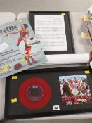 A framed presentation for 'Lucy in the Sky with Diamonds' by The Beatles together with a signed