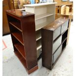 Five various wooden bookcases Condition reports provided on request by email for this auction