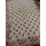 A J Pansu of Paris cotton runner in the Tutti-Frutti pattern, 172 x 218cms Condition reports