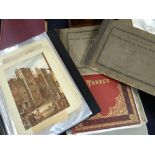 A parcel of loose prints including sets relating to London & other topography, also three 1824