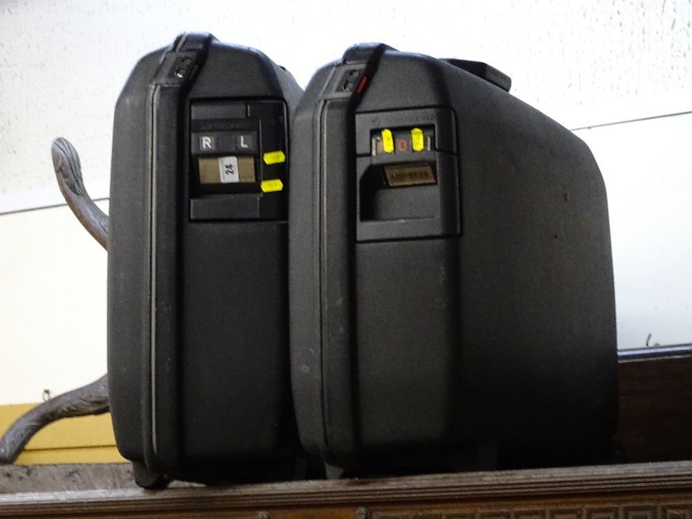 Two Samsonite luggage cases