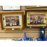 Pair of modern kitchen dioramas