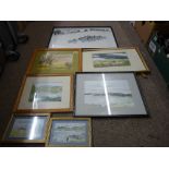 Quantity of framed pictures and prints