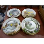 Quantity of decorative wall plates