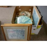 Quantity of framed pictures and prints