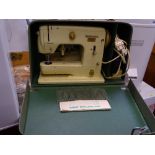 Cased Bernina electric sewing machine E/T