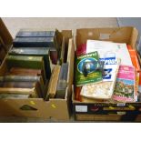 Quantity of Ordnance Survey and other maps and a box of vintage books