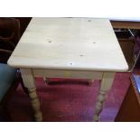 Reproduction lime washed pine Victorian style kitchen table