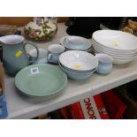 Quantity of Denby stone and other tableware