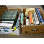 Two boxes of books