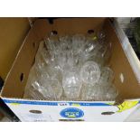 Good box of drinking glassware