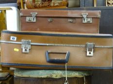 Two vintage travel cases