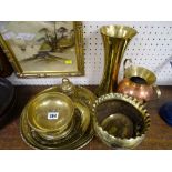 Parcel of brassware and similar items