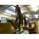 Mamas & Papas vintage style rocking horse on a platform frame