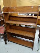 A vintage open bookcase Condition reports provided on request by email for this auction otherwise