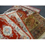 Six various Persian-type / mats Condition reports provided on request by email for this auction