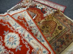 Six various Persian-type / mats Condition reports provided on request by email for this auction