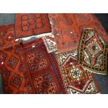 Seven various Persian-type carpets Condition reports provided on request by email for this auction