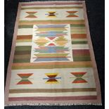 An Afghan tribal wool Kelim, 171 x 120cms Condition reports provided on request by email for this