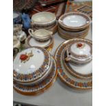 Two part-sets of antique dinnerware Condition reports provided on request by email for this