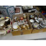 A collection of various patterned Oriental teaware Condition reports provided on request by email