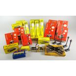 QUANTITY OF MOSTLY BOXED MARKLIN ACCESSORIES TO INCLUDE STOP BLOCKS, DISTANT SIGNALS, ARC LAMPS,