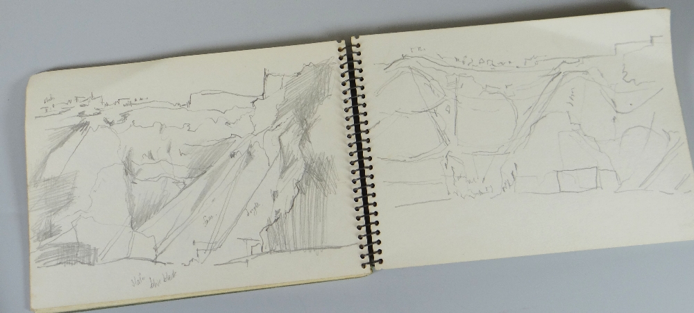 MICHAEL AYRTON (1921-1975) Daler sketchbook with cover inscribed 'May-June 1963, Naxos, Thera, Delos - Image 5 of 6