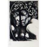 MICHAEL AYRTON (1921-1975) limited edition (11/75) etching - entitled 'Gorgon', 18 x 14cms