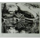 MICHAEL AYRTON (1921-1975) limited edition (25/75) etching - entitled 'Narcissist (Mirror Monster)',