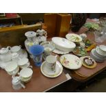 Quantity of Royal Doulton 'Twilight Rose' tea and dinnerware, Wedgwood Jasperware and a large parcel