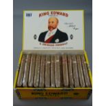 Box of fifty King Edward Imperial cigars, all in original sealed papers