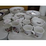 Parcel of Portmeirion pottery breakfast and dinnerware