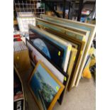 Very large parcel of paintings and prints