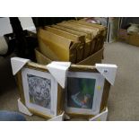 Quantity of as new boxed Franklin Mint type prints