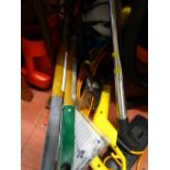 Parcel of garden tools including sprayer, strimmer E/T