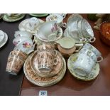 Parcel of Victorian and other teaware