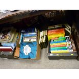 Three boxes of antique and other mainly reference books