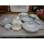 Parcel of Noritake teaware, Royal Albert 'For All Seasons' teaware and a quantity of floral