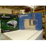 Kenwood Cuisine food processor and a small Dimplex fan heater E/T