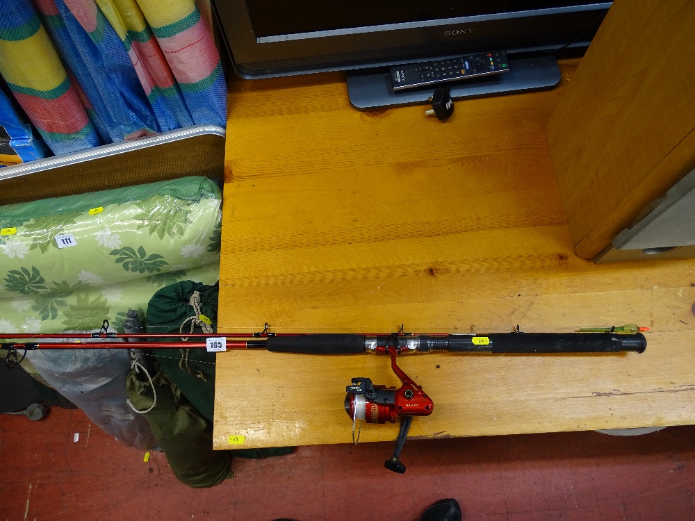Fishing rod with Firebird XT fishing reel