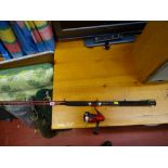 Fishing rod with Firebird XT fishing reel