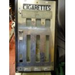 Vintage 1970's/80's wall hanging cigarette vending machine
