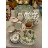 Parcel of miscellaneous china including Oriental, Continental etc