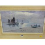 WARREN WILLIAMS ARCA limited edition (137/500) print - boating scene from Deganwy side