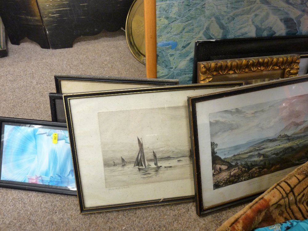 Parcel of paintings and prints